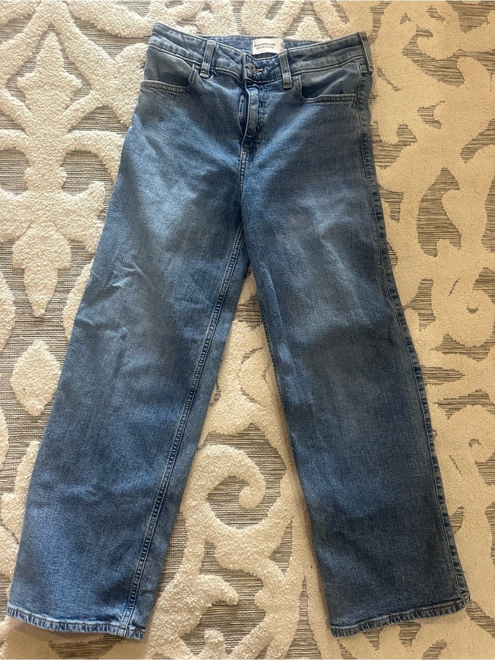 abercrombie kids blue denim jeans